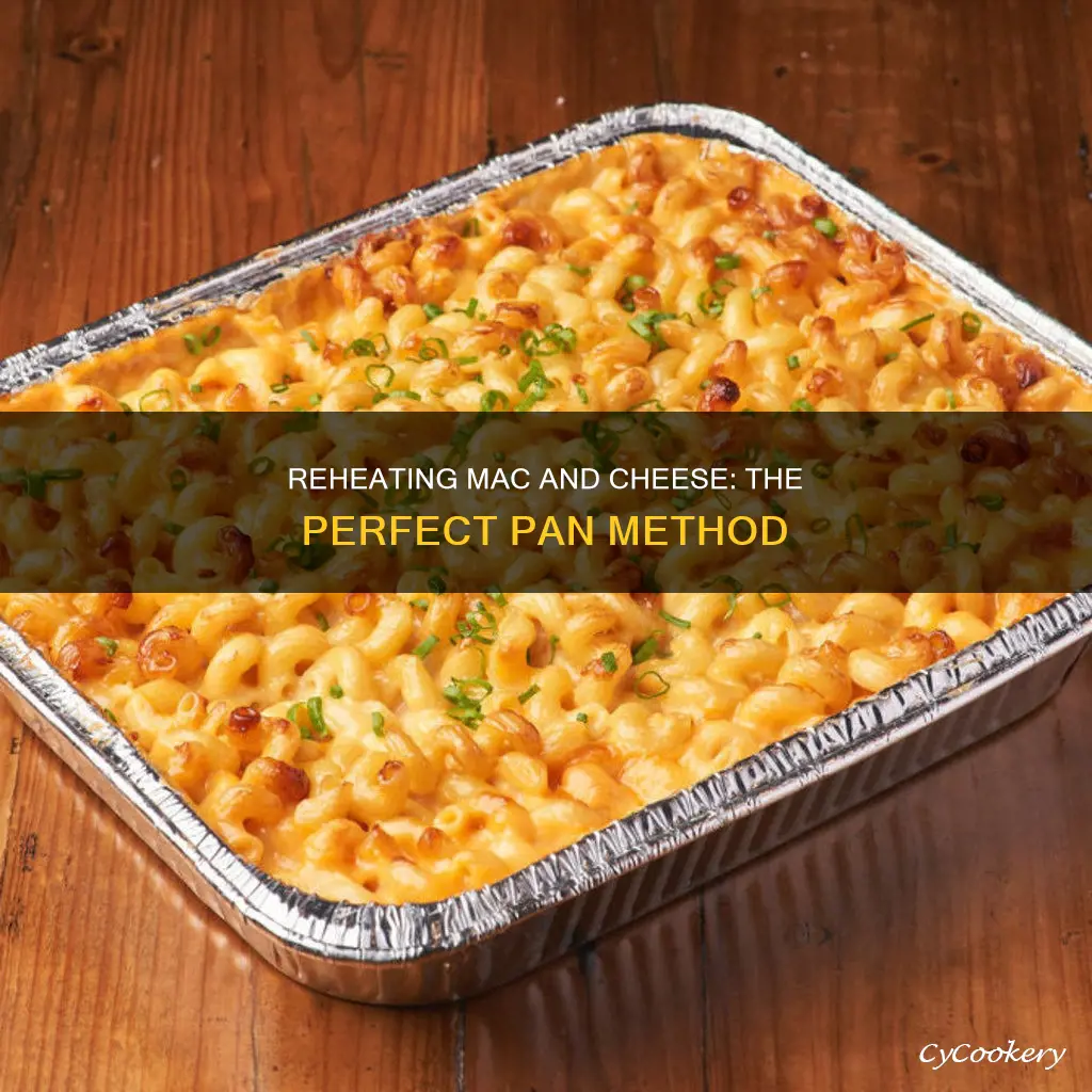 how to reheat mac and cheese in pan