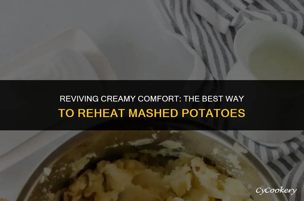 how to reheat mashed potatoes from the refrigerator