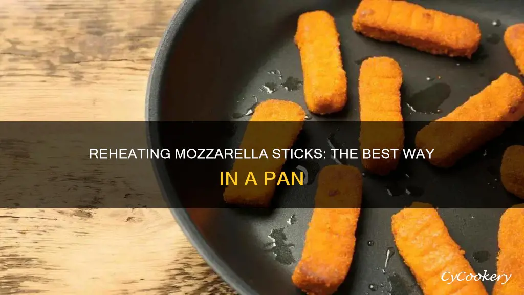 how to reheat mozzarella sticks in pan