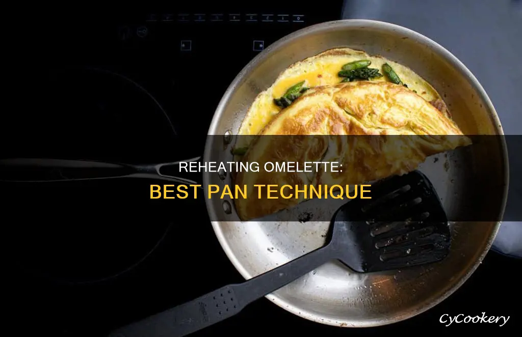 how to reheat omelette in pan