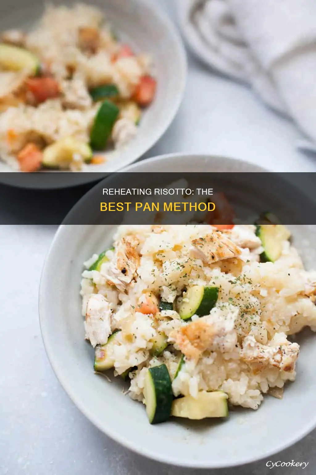 how to reheat risotto in a pan