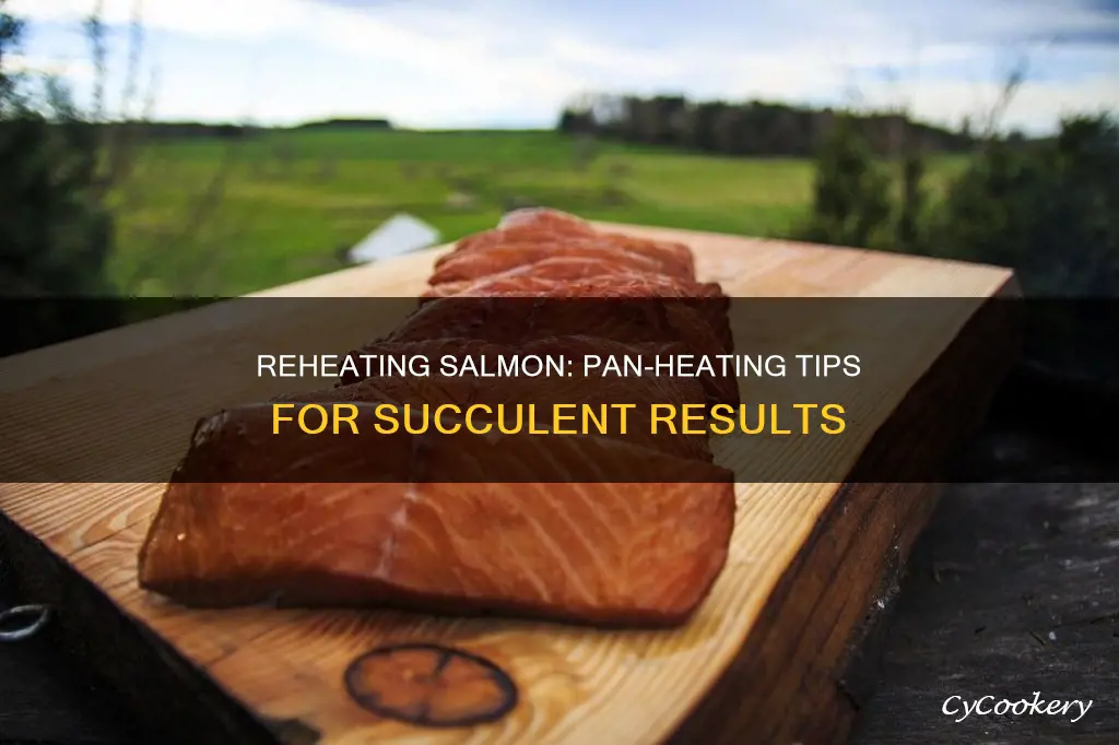 how to reheat salmon in a pan