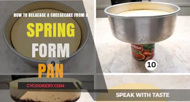Easy Cheesecake Release from Springform Pan