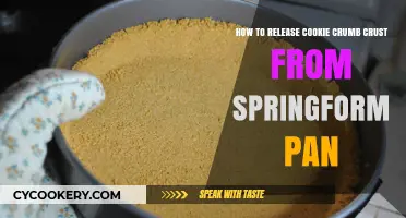 Easy Release: Cookie Crumb Crust from Springform