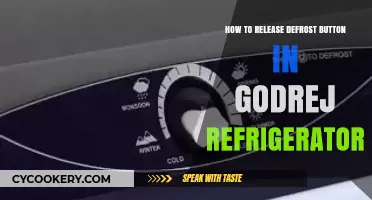 Quick Fix: Releasing the Defrost Button on Your Godrej Fridge