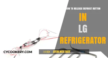 Quick Fix: Releasing the Defrost Button on Your LG Fridge