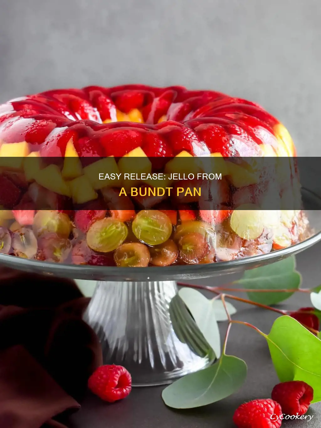 how to release jello from a bundt pan