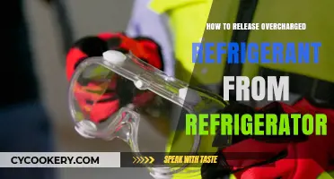 Safely Releasing Overcharged Refrigerant: A Step-by-Step Guide for Refrigerators