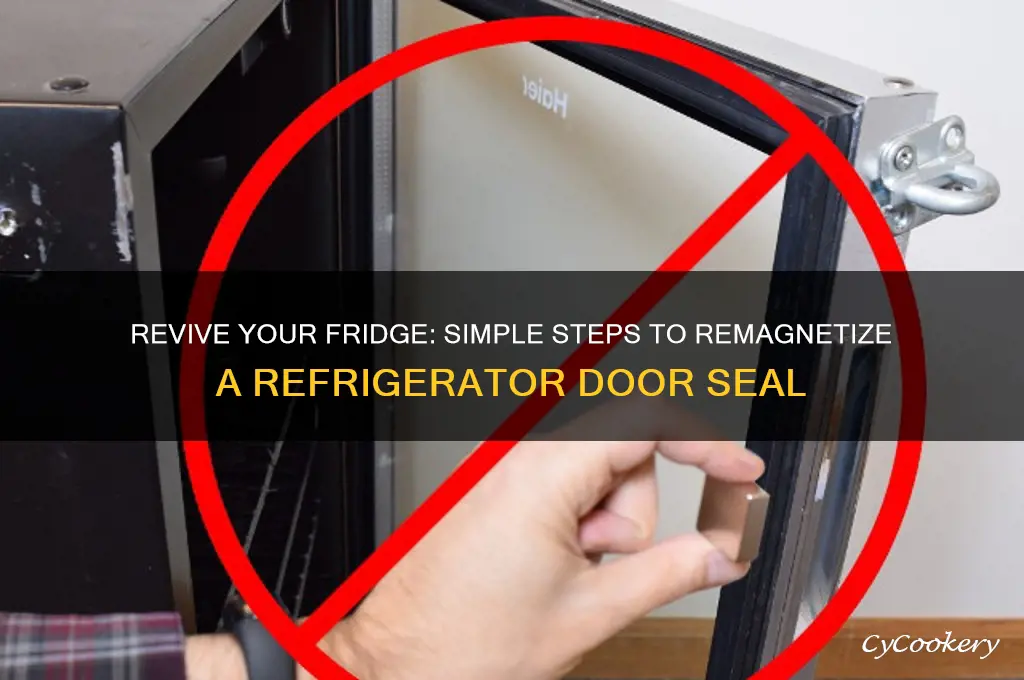 how to remagnetize a refrigerator door seal