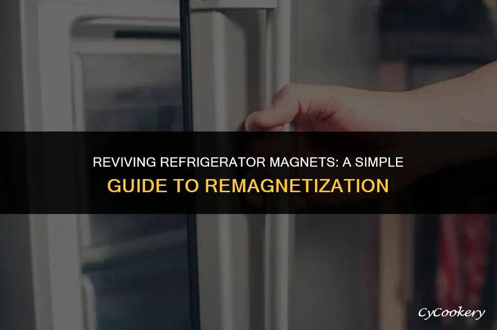 how to remagnitize a magnet on a refrigerator