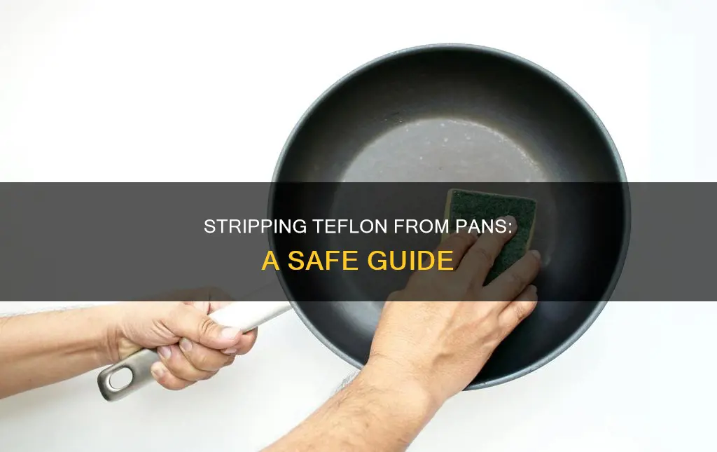 how to remo0ve teflon from pan
