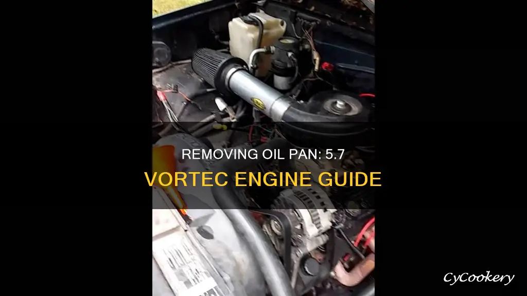 how to removal oil pan 5.7 vortec