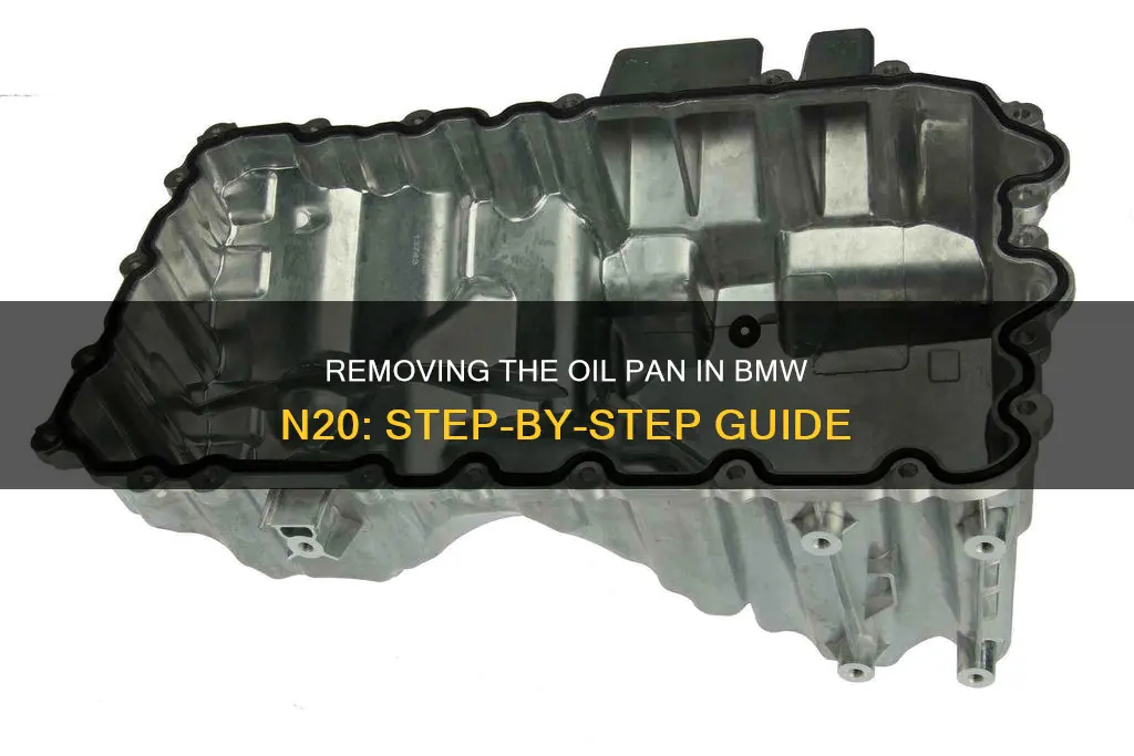 how to removal oil pan bmw n20