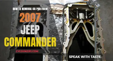 Removing Oil Pan from Jeep Commander: Step-by-Step Guide