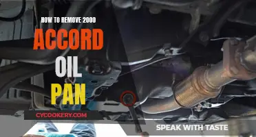 Removing Oil Pan from 2000 Accord: Step-by-Step Guide