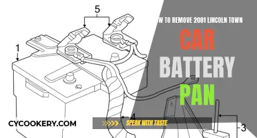 Unbolting the 2001 Lincoln Town Car Battery Tray