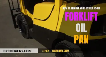 Removing Oil Pan from Hyster H50FT Forklift (2008 Model)