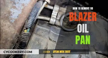 Removing Oil Pan from '99 Blazer: Step-by-Step Guide