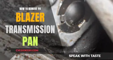 Unbolting the Transmission Pan: Removing a 99 Blazer's Transmission Pan