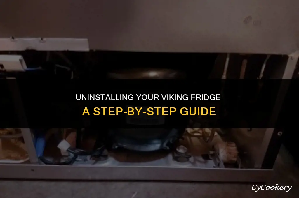 how to remove a built in viking refrigerator
