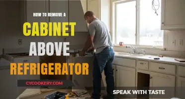 Easy Steps to Safely Remove Your Above-Refrigerator Cabinet