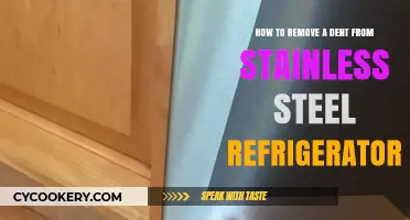 Easy Dent Removal: Restore Your Stainless Steel Fridge's Flawless Finish
