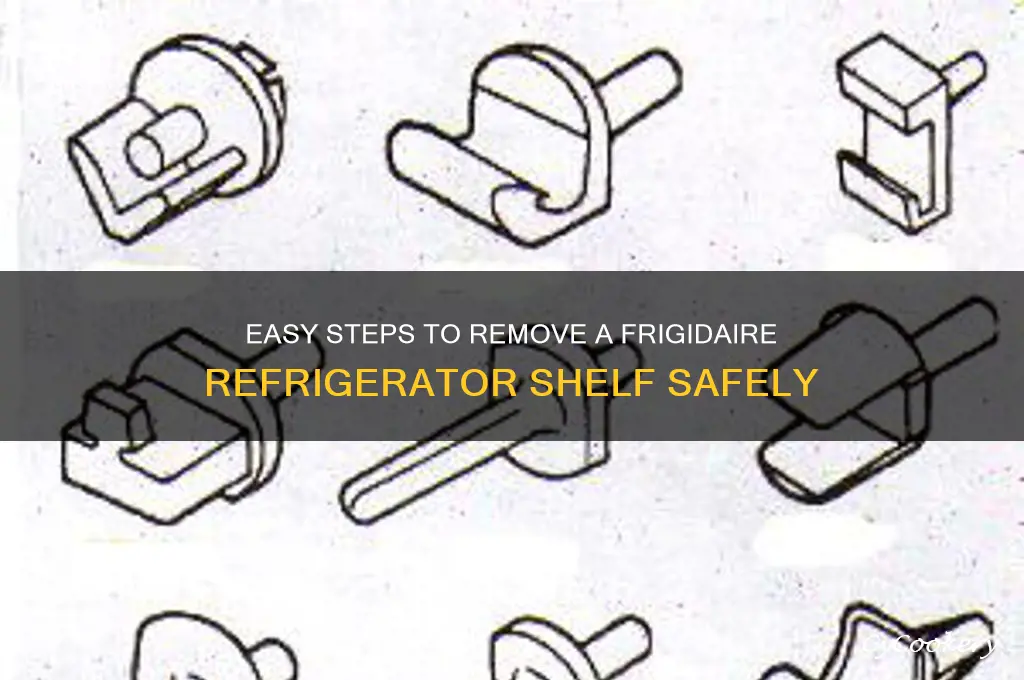 how to remove a frigidaire refrigerator shelf
