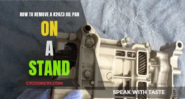 Removing K20Z3 Oil Pan: Step-by-Step Guide on a Stand