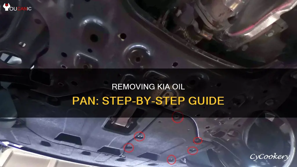 how to remove a kia oil pan