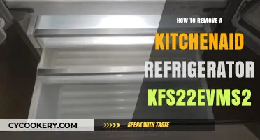 Step-by-Step Guide: Removing Your KitchenAid KFS22EVMS2 Refrigerator Safely