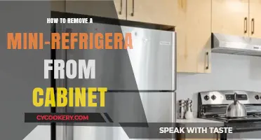 Effortlessly Remove Your Mini-Fridge from the Cabinet: A Step-by-Step Guide