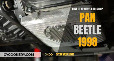 Removing Oil Sump Pan in '98 Beetles: A Step-by-Step Guide