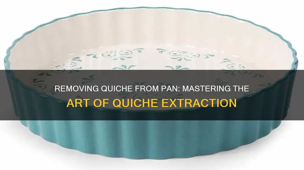 how to remove a quiche from pan