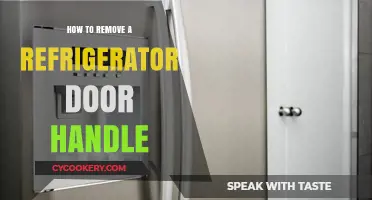 Easy Steps to Safely Remove Your Refrigerator Door Handle