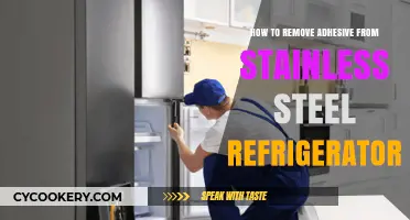 Easy Methods to Remove Adhesive from Stainless Steel Refrigerators