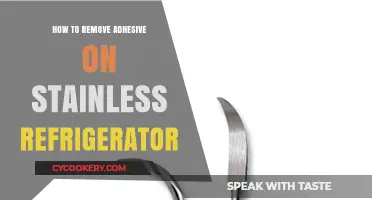 Effective Ways to Remove Adhesive from Stainless Steel Refrigerators