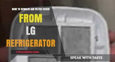 Easy Steps to Remove Air Filter Cover from LG Refrigerator