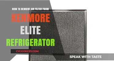 Easy Steps to Remove Air Filter from Kenmore Elite Refrigerator