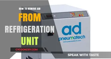 Efficiently Removing Air from Your Refrigeration Unit: A Step-by-Step Guide