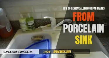 Erase Aluminum Pan Marks from Your Porcelain Sink