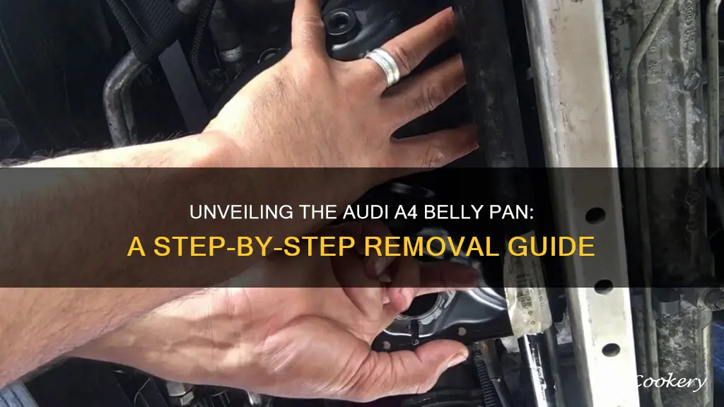 how to remove audi a4 belly pan