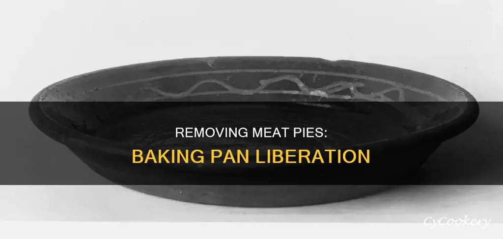 how to remove australian meat pies from baking pans