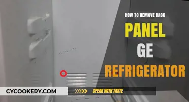 Easy Steps to Remove GE Refrigerator Back Panel Safely