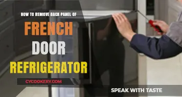 Easy Access: Removing the Back Panel of Your French Door Fridge
