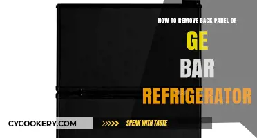 Easy Steps to Access Your GE Bar Fridge's Back Panel