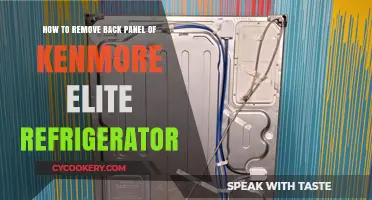Easy Steps to Access Your Kenmore Elite Refrigerator's Back Panel