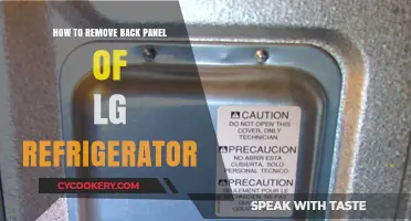 Easy Guide: Removing the Back Panel of Your LG Refrigerator