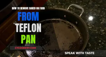 Scraping Away: Removing Baked-On Food from Your Teflon Pan