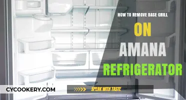 Easy Steps to Remove the Base Grill on Your Amana Refrigerator
