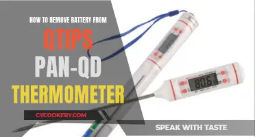 Extracting the Battery from a Q-tips Pan-QD Thermometer: A Step-by-Step Guide